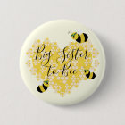 Cute Yellow Honeycomb Heart Big Sister to Bee 