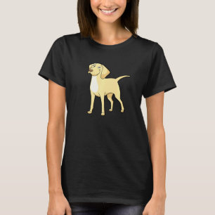 Cute Yellow Labrador Golden Retriever  Dog T-Shirt