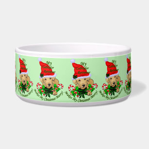 Cute Yellow Labrador Retriever Christmas