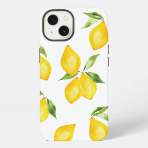 Cute yellow lemon watercolor fruit speck iPhone ca 13 Case