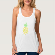 Cute Yellow & Lime Green Tropical Pineapple