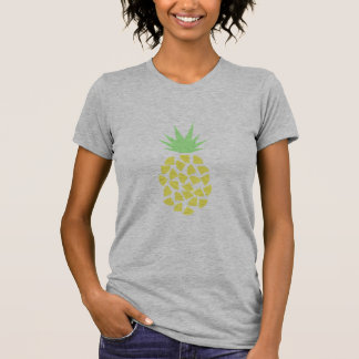 Cute Yellow & Lime Green Tropical Pineapple  T-Shirt