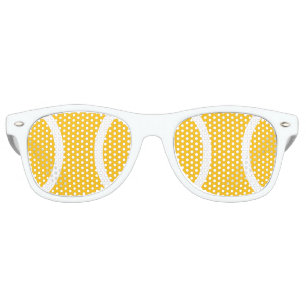 Cute yellow tennis ball party shades