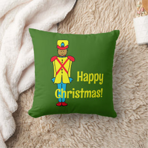 Cute Yellow Toy Soldier Cushion