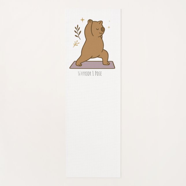 Cute Yoga Mat - Fun Gift for Yogis (Front)