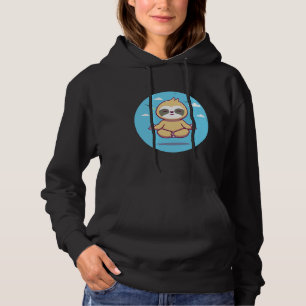 Cute Yoga Sloth Hoodie