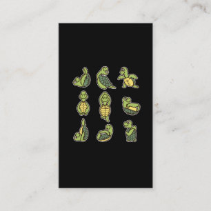 Cute Yoga Turtle Sea Animal Lover Business Card