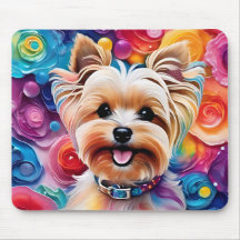 Cute Yorkie Mousepad