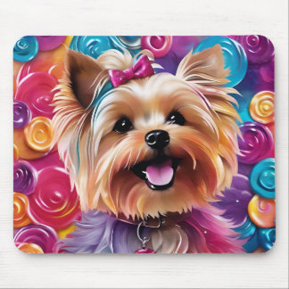 Cute Yorkie Mousepad