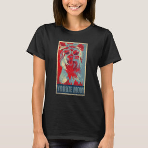Cute Yorkie Mum Vintage Yorkshire Terrier T-Shirt