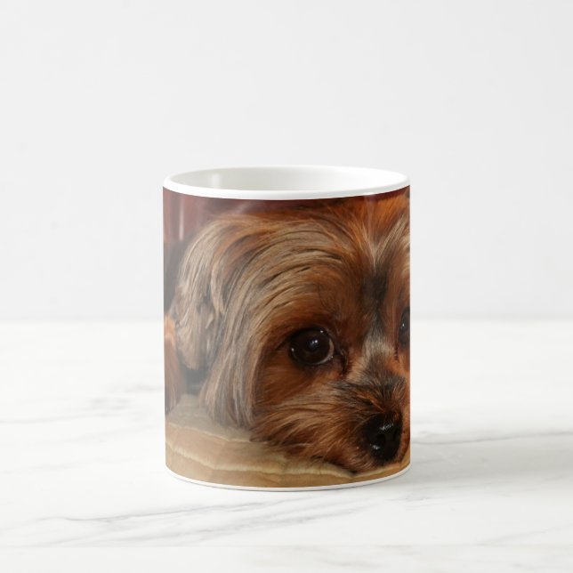 Cute Yorkie Yorkshire Terrier Mug (Center)