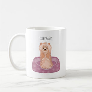 Cute Yorkshire Terrier Birthday Coffee Mug