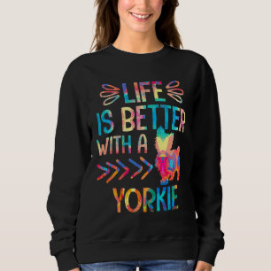 Cute Yorkshire Terrier Dog Owner Lover Funny Yorki Sweatshirt