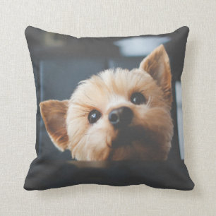 Cute Yorkshire Terrier Puppy Dog Pillow