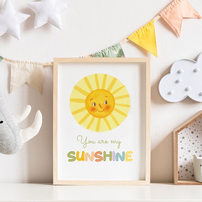 Cute You are my Sunshine Nursery  Poster (Creator Uploaded)