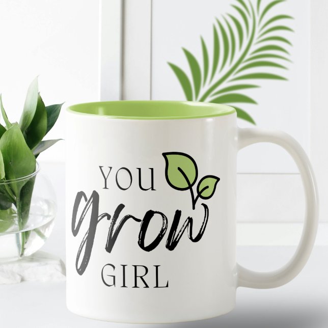 Cute You Grow Girl Funny Plant Lovers Mug (Creator Uploaded)