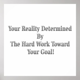Cute Your Reality Design Meant For You! Mug Canva Poster
