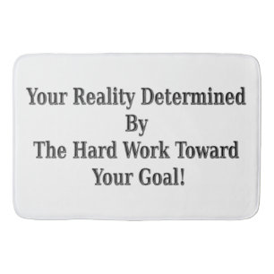 Cute Your Reality Design Meant For You! Wood Wall Bath Mat
