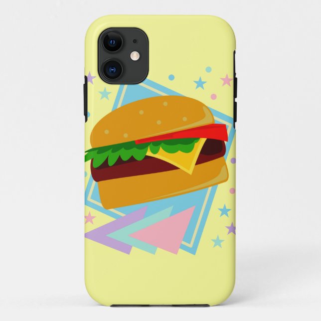 Cute Yummy Burger Case-Mate iPhone Case (Back)