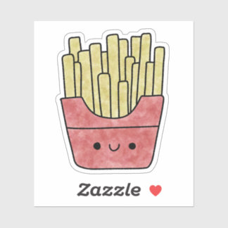 Cute yummy French fries