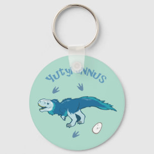 Cute Yutyrannus Key Ring