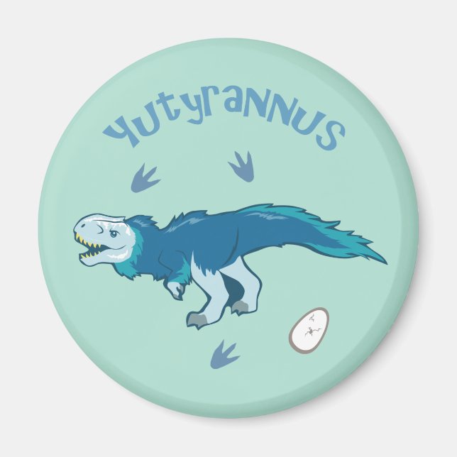 Cute Yutyrannus Magnet (Front)