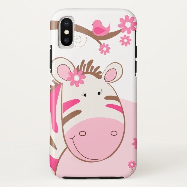 Cute Zebra Animal Cell Phone Case (Back)