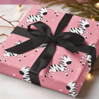 Cute Zebra Animal Girly Pink Pattern