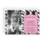 Cute Zebra Birthday Party Invitation