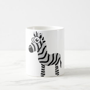 Cute zebra coffee mug