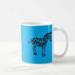 Cute Zebra Strong Ehlers Danlos Syndrome Awareness Coffee Mug