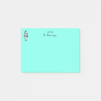 Cute Zebra Teacher Post-it Notes