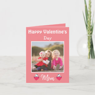 Cute Zebras Happy Valentine's Day  Holiday Card