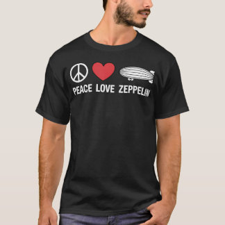 Cute Zeppelin Art For Dirigible Aviation T-Shirt
