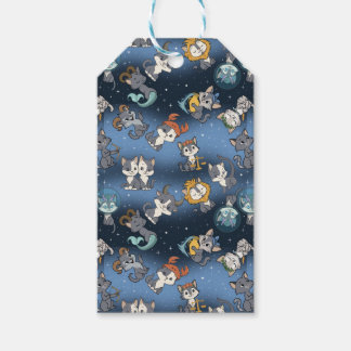 Cute Zodiac Cat gift tag