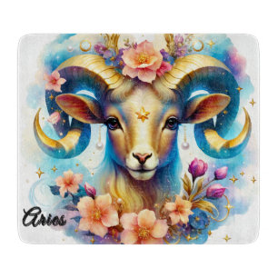 Cute Zodiac Sign/Aries Cutting Board