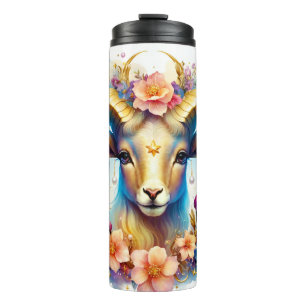 Cute Zodiac Sign/Aries Thermal Tumbler