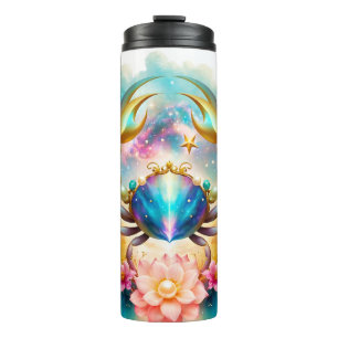 Cute Zodiac Sign/Cancer Thermal Tumbler