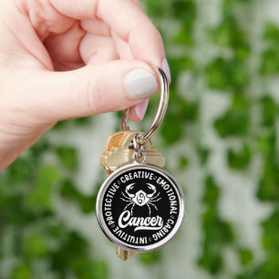 Cute Zodiac Sign Characteristics/Cancer Key Ring