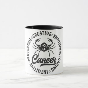 Cute Zodiac Sign Characteristics/Cancer Mug