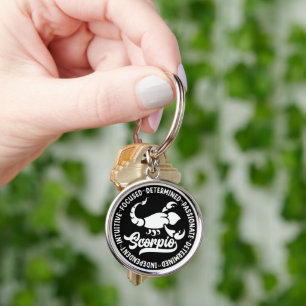 Cute Zodiac Sign Characteristics/Scorpio Key Ring