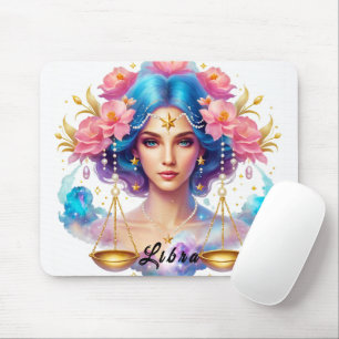 Cute Zodiac Sign/Libra Mouse Pad