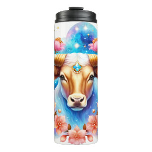 Cute Zodiac Sign/Taurus Thermal Tumbler