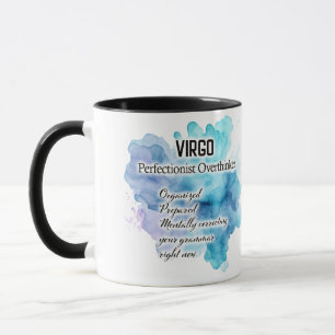 Cute Zodiac Sign Traits/ Virgo Wrap  Mug