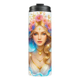 Cute Zodiac Sign/Virgo Thermal Tumbler