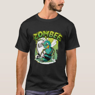 Cute Zombee Zombie Bee Keeper Halloween Group Cost T-Shirt