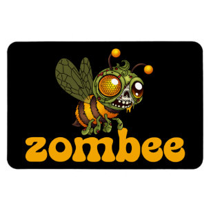 Cute Zombie Bee Magnet