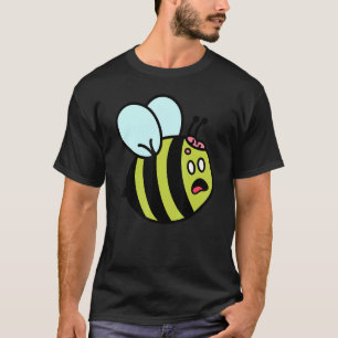 Cute Zombie Bee Zombee Halloween Graphic Sarcasti T-Shirt