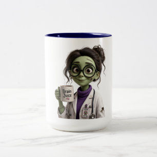 Cute Zombie Doctor Brain Juice Coffee Mug - Funny