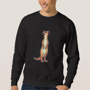 Cute Zoo Animals Wildlife Meerkat Boys Sweatshirt